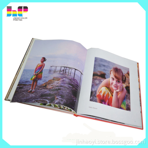 full coloring hardcover photography book printing